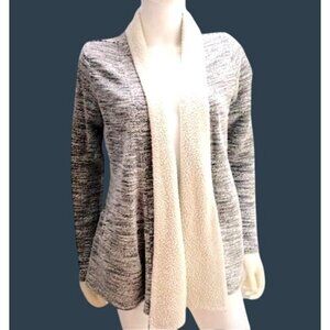 Venus Women's Open Front Cardigan Sweater with Cozy Shawl Collar - Size 6